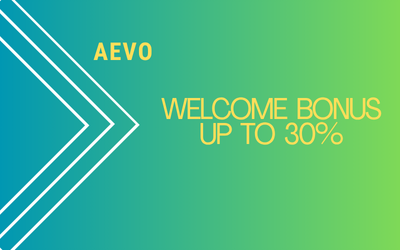 Aevo | Welcome Bonus up to 30%