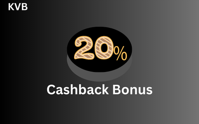 KVB Cashback Bonus 20%