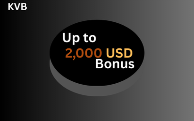 KVB Up to $2,000 USD Bonus